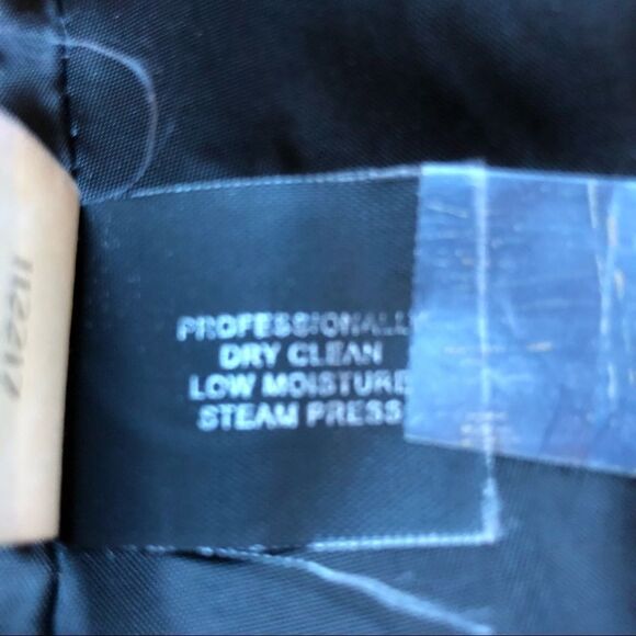 Anne Klein Pea Coat Black Size Small - Picture 6 of 7